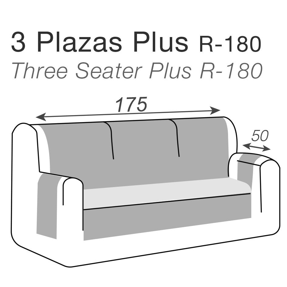 FUNDA SOFA ACOLCHADA 3 PLAZAS