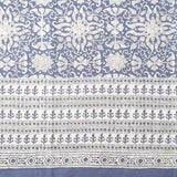 Foulard multiusos handmade flor azul 6