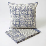 Foulard multiusos handmade flor azul 6