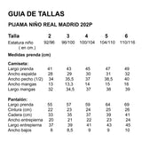 Pyjama garçon Real Madrid 202 tonique
