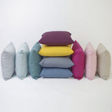 Housse de coussin popeline 45x45 coucher de soleil