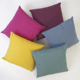 Housse de coussin popeline 45x45 coucher de soleil