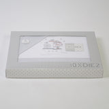 Pirate crib sheet set 279 white/gray