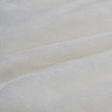 Raw alpine coral fleece blanket