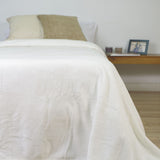 Raw alpine coral fleece blanket