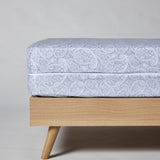 Gray cashmere printed mattress cover