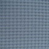 Housse de coussin nid d'abeille en coton bleu 150