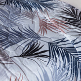 Light gray palm comforter