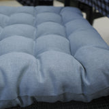 Housse de chaise en coton gris