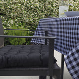 Housse de chaise en coton noir