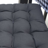Housse de chaise en coton noir