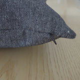 Cushion cover cotton 45x45 black 5062