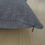 Housse de coussin en coton 45x45 noir 5061