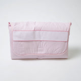 Foldable changing pad Panama stripes 209 white/pink