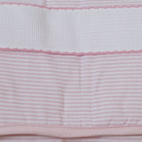 Foldable changing pad Panama stripes 209 white/pink
