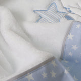 Parure de draps pour berceau girafe corail 378 bco/bleu