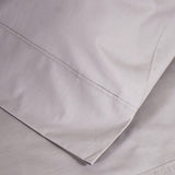 200-thread count beige percale cotton pillowcase