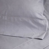Pillowcase cotton percale 200 thread count gray