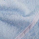 Cape de bain unie bleue