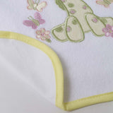 Bavoir en éponge blanc brodé avec appliqué g316 set 3