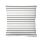 Housse de coussin tricotée en coton Pals gris