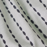 Cotton knit pillowcase with strokes