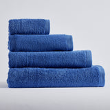 Serviette en coton bleu 550 gr/m2
