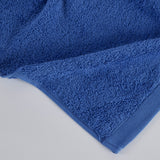 Serviette en coton bleu 550 gr/m2