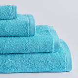 Serviette en coton turquoise 550 gr/m2 25
