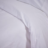 Housse de couette blanche unie
