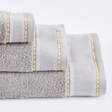Set de serviettes 3p nova 315 gris
