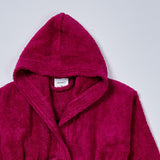 Children's bathrobe raspberry colors