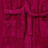Children's bathrobe raspberry colors