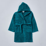 Peignoir enfant coloris vert