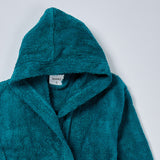 Peignoir enfant coloris vert