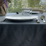 Natural gray tablecloth 200