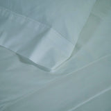 200 thread count percale cotton sheet set acqua