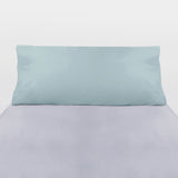 Pillowcase cotton percale 200 thread count acqua