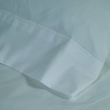 Pillowcase cotton percale 200 thread count acqua