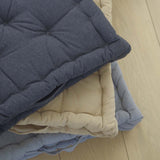 Coussin de sol en coton gris