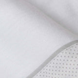 Ensemble de draps pour berceau en flanelle Moon Bear 386 Blanc/Gris