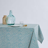 Eco Dory blue stain-resistant tablecloth