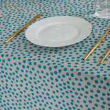 Eco Dory blue stain-resistant tablecloth