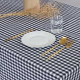 Nappe en coton à carreaux vichy anthracite