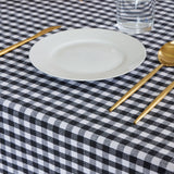 Nappe en coton à carreaux vichy anthracite
