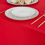 Nappe en coton rouge