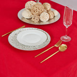 Nappe en coton rouge