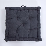 Coussin de sol en coton charbon de bois