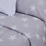 Housse de couette microfibre étoiles