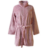 Robe de chambre femme Oslo fraise corail